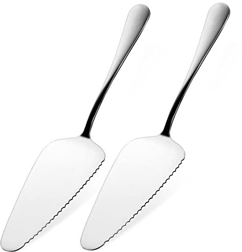 Amosfun 2st Kuchen Spachtel Pizza Werkzeug Zum Servieren Von Hochzeitstorten Schaufel Roulette Bratpfanne Pfannkuchen Spatel Party Tortenheber Spachtel Hochzeitsgeschirr Rostfreier Stahl