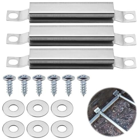 mizikuu 3 PCS Gasgrill Ersatzteile, Universal Crossover Brenner Verstellbar Gasgrill Crossover Tube Gasgrill Cross Over Burner BBQ Flammenbrücke für Centro, Charbroil