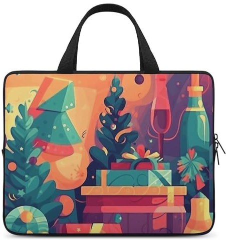 Laptop-Umhängetasche, Kuriertasche, Happy New Year-Banner, Laptop-Tasche, Tragetasche für Männer und Frauen, Happy New Year Banner, 33 cm (13 Zoll)