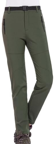 Sunnyuk Pantaloni Neve Donna, Tute da Sci Donna Pantaloni Impermeabile Taglie Forti Pantalone da Neve Termici Tuta Invernale Snowboard Salopette Elasticizzati Montagna Sci Curvy