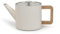 Bredemeijer kleine Edelstahl Teekanne 1.1 Liter - doppelwandige Edelstahlkanne in creme-weiss mit Teefilter- für längeren, warmen Teegenuss