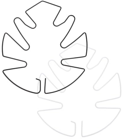 Abaodam 2 Pezzi Clip in bambù in Guscio di palo di Muschio di plastica Porta Piante idroponiche palo Monstera Supporto per Piante palo di Sostegno della pianta Ferro da Stiro