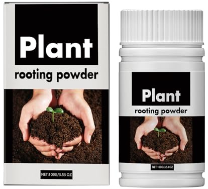 Mnozreo Poudre d'Enracinement pour Boutures,Stimulateur Racines d'Engrais,100G,1PC,pour Les Racines des Plantes d'Intérieur Greffes Accélère
