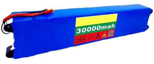 36V 30AH Electric Scooter Replacement Lithium Battery Built-In Protection Board 10S3P E-Bike Battery Suitable for 200W 300W and 500W Motors XT60+SM