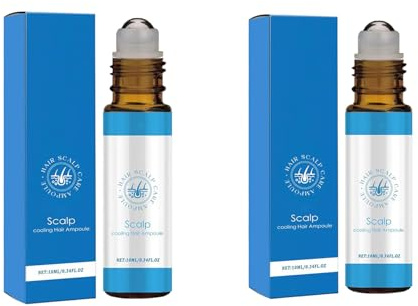 Rosmarinhaarwachstum Flüssigkeit – 2er Pack, Blockierendes Kopfhautserum fördert den Sauerstofffluss, Stärkt das Haarwachstum, Hautaufhellung & Pflege, Ätherisches Haarpflegeöl (10ML)