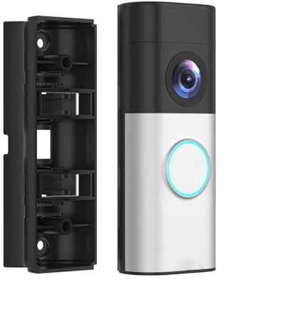 MKTOLHUs Adjustable Video Doorbell Mount for Ring Wired Doorbell Pro | 35-55° Adjustable Corner Mounting Bracket, Wedge Kit Left/Right Door Holder for House