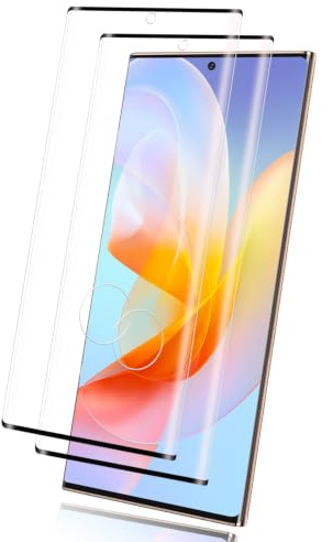 Carantee 2 pièces verre trempé pour Samsung Galaxy Note 20 Ultra Protector | 0,33 9H anti-rayures, anti-empreintes protection écran, HD sans bulles Protecteur écran, haute sensibilité vitre protection