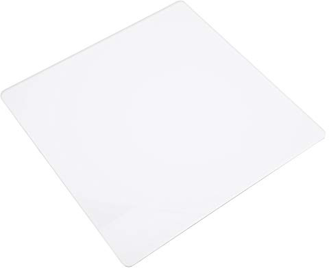 Cryfokt Tablero de Reflexión Acrílico de 30 Cm, Placa de Fondo de Fotografía, Ideal para Exhibidores de Joyas y Relojes, Superficie Blanca Ecológica