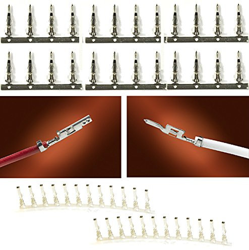 Mini-Fit Jr.TM Lot de 25 paires de broches Molex mâles et femelles pour PC ATX/PCI-E/EPS