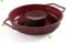 KeepingcooX® Large Doughnut Shaped Nonstick Ring Cake Tin|Silicone Donut Ring Mould with Handles, French Dessert Chiffon Cake Tube Pan, Steel Frame to Anti-Deformed,24.5 x 4.5 cm
