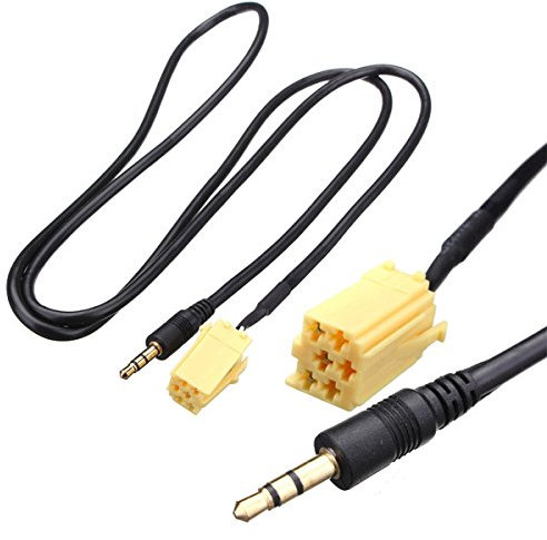MOMOALA AAlamor 3.5 Mm Jack Aux Audio Cavo Adattatore di Ingresso per Fiat Grande Punto Mp3