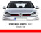 Quattroerre 17070 Stripes Strisce Adesive per Golf 7 Rosso, 1 pezzo, 20 mm x 1 mt