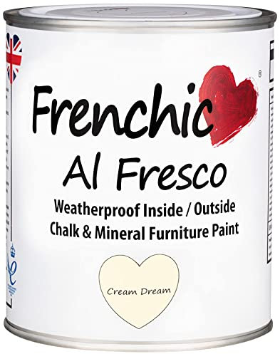 Frenchic Furniture Paint - Al Fresco Inside/Outside Range (750ml, Cream Dream)