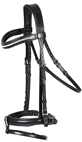 PFIFF 102840 Trensenzaum 'Jumper' Sperrriemen abnehmbar, schwarz Full