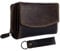 Chunkyrayan Echtleder Damen Geldbörse Hochwertig Vintage RFID Schutz inklusive Leder Schlüsselanhänger GB-6 Brown Madrid