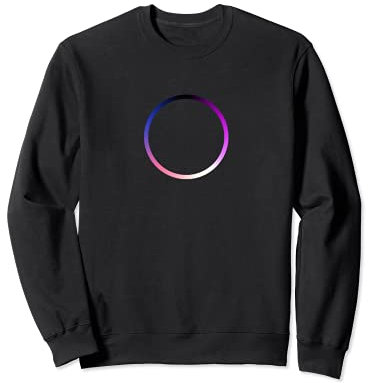Genderfluid Pride Colors Ring Circle Sweatshirt