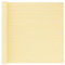 vidaXL Balkon Sichtschutz Bespannung Terrasse Windschutz Sonnenschutz Balkonbespannung Balkonverkleidung Balkonsichtschutz Beige 90x600cm HDPE