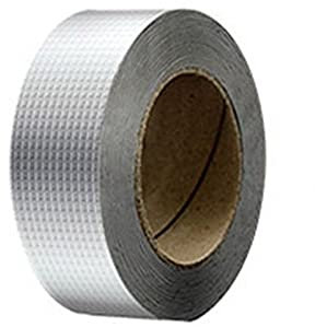 Aluminium Klebeband Aluminiumfolie Klebeband wasserdichte Kanalband Super Reparatur Riss Verdicken Butyl wasserdichte Band Home Renovation Werkzeuge 221 (Length : 3M, Width : 50mm)