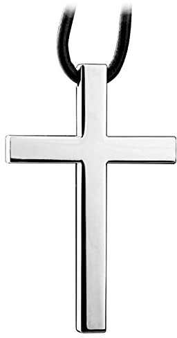 Deselen Autospiegel Anhänger, Hochwertig Metallisch Kreuz Anhänger, Auto Zubehör Innenraum Deko, Universal Auto Spiegelanhaenger, 1 Packung, Weltraum Silber