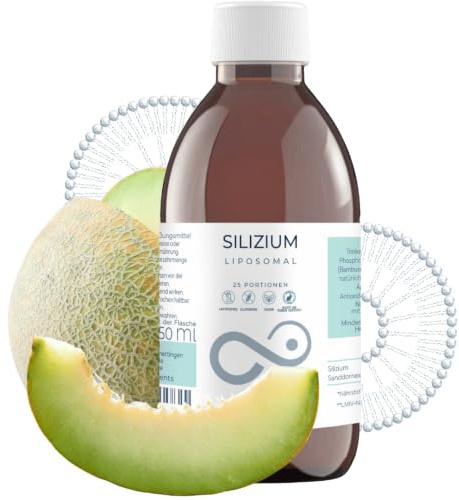 Mighty Elements Liposomales Silizium, flüssig, 250ml Glasflasche | Aus Bambusextrakt, vegan, 25 Portionen à 10ml, laborgeprüft
