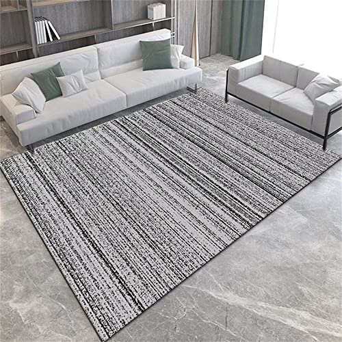 Möbel Wohnzimmer Teppich Glitzer Moderner minimalistischer Stil Grauer Wohnzimmer Teppich rutschfest Carpet 100X200CM