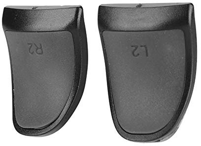L2 R2 Controller, Extension Trigger Soft Touch Controller Shell Extender Buttons Extended Grips für (Schwarz) (Schwarz)