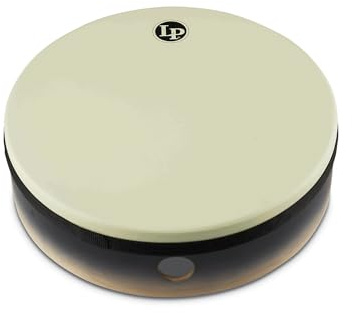 Latin Percussion Frame Drums Tunable TAR 14 x 4 | Kunststofffell, Internes Stimmsystem, Finish: Black to natural Fade, Inkl.Tasche