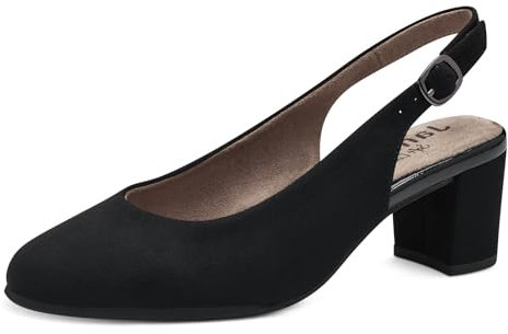 Jana Women's 8-29460-42 Pumps, Black, 3.5 UK