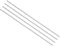 CoCud Extra Long Twist Drill Bits, 2.5mm Drill Bit Diameter 200mm Total Length, High Speed Steel Twist Drill Bit - (Applications: for Hardened Metal Woodwork Plastic Aluminum), 4-Pieces
