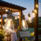 Kawaya Solar Lichterkette Außen 15M LED Lichterkette Aussen Solar Wiederaufladbar 5 Lichtmodi IP65 Wasserdicht mit 25+2 ST38 Glühbirnen Warmweiß Outdoor Balkon Lichterkette für Garten Terrasse