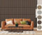 CLICK-DECK Wooden Wall Panels | Premium Acoustic Wall Panels | Slat Wall Panelling For Feature Walls | Sound Absorbing | Modern& Stylish Wood Panels For Walls | Pack of 4 Panels – 60x60cm (Smoked Oak)