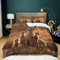 BanbE Bettwäsche Tierische Erdmännchen 135x200 cm Weich & Bügelfrei Bettbezug mit Reißverschluss - Bettwäsche Set für Modern Schlafzimmer mit 2 Kissenbezüge 80x80 cm