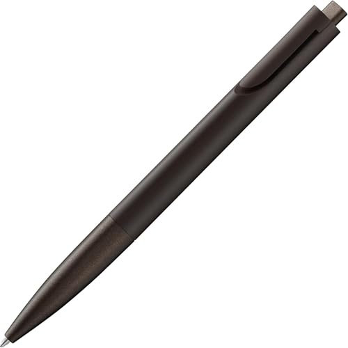 Lamy noto choc Kugelschreiber - puristischer Kuli mit Gehäuse aus Kunststoff in Dreiecksform - Clip entsteht aus der Gehäusekontur - inkl. Großraummine M 16 in Strichbreite M in schwarz