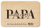 Frühstücksbrettchen personalisiert mit Wunschgravur Papa - Geschenk Vatertag - Geschenk Himmelfahrt - Brettchen Holz Bester Papa (coolster Papa)