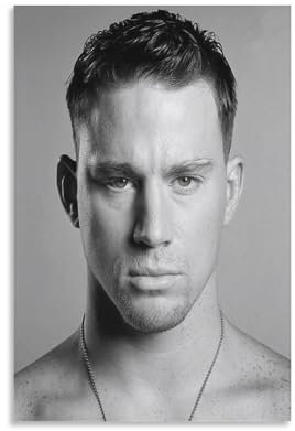 Voliko Channing Tatum Wandkunst, Poster, Drucke, Heimdekoration, Bild, Leinwand, Malerei, Poster, 20 x 30 cm