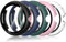 Simpeak 5-Stück Schutzhülle Kompatibel für Google Pixel Watch 3 45mm, Displayschutz PC Harte Hülle, Schutz Zubehör, Kratzfest Gehäuse, Klar, Schwarz, Blau, Grün, Roségold