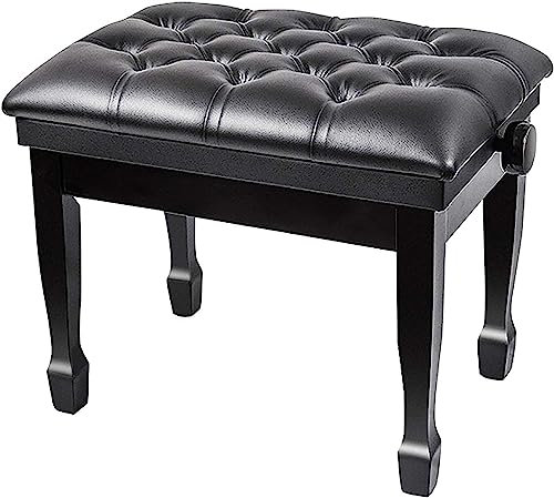 AADDFDD Klavierhocker Schminktisch Hocker Einzelner Klavierhocker Verstellbare Klavierbank Schminkbank Schminkhocker Verwendung für Erwachsene Kinder