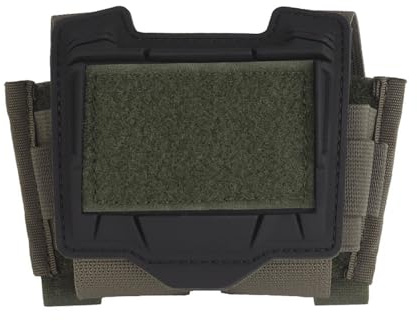 Tactical Helmet Battery Pouch, Elastic Helmet Battery Box Storage Pouch, Adhesive Tactical Helmet Accessories Bag for Hunting Shooting Cosplay Game