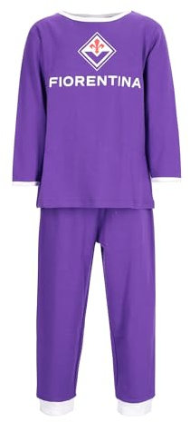 Only4fan S.r.l. ACF Fiorentina Pigiama Manica Lunga Kid, 6A