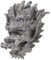 Levemolo Fontaine Murale Extérieure Dragon Robinet Décoratif De Jardin Grise Sortie Eau Puissante Et Apaisante pour Villa Et Patio