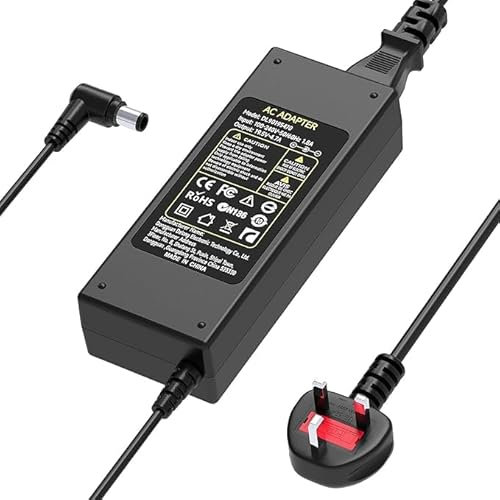Adaptateur secteur 90 W compatible avec Sony ACDP-045S03, ACDP-060S01, ACDP-060S03 Bravia TV Monitor KDL-32 KDL-40 W600B W650A W674A W700B W800B Cordon d'alimentation pour ordinateur portable