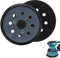 Druuzyl Plato de lija de 125 mm, 2 Piezas Plato de Lija con Loop de 8 Agujeros Almohadilla de lijado, Compatible con Amoladoras Makita BO5021 BO5031 BO5041 M9204 BBO180 DBO180