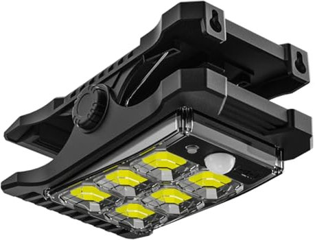 Yopeissn Solar Charging Garden Clamp Light Solar Motion Sensor Light Balcony Yard Wall Waterproof Sensor Light Waterproof Sensor Light