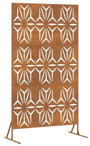 vidaXL Sichtschutz Grau Stahl