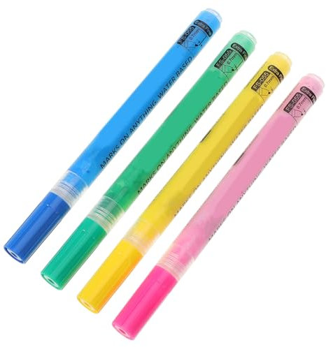 Alasum 4pcs Acrylic Golf Club Marking Pens Set Golf Shaft Acrylic Paint Markers for Diy Club Head Color Customizing Accessories for Repair and Personalization