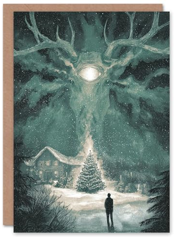 Artery8 Christmas Card Winter Solstice Apparition Surreal Painting