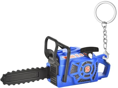 Générique Chain Saw Toy - With Pull Cord and Pendant | Dummy Electric Tool for Imitation Game - for Men, Boyfriend, Birthday, Party, Travel, Backpack and Luggage