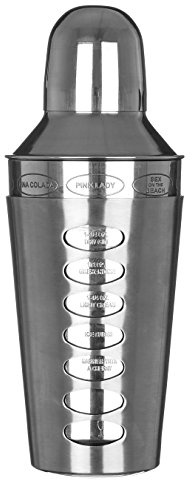 Recipe Cocktail Shaker, Stainless Steel, 500ml