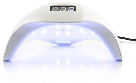 Sunone 48 W UV Lamp for Gel Nails Nail Dryer UV LED for Nails with Sensor 10s/30/60/99s Timer LCD Display 24 LEDs SUN5 White