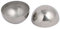 76 mm OD 1 mm Dicke 304 Edelstahl hohl halbrund Kugeln für Geländer 2 Stück